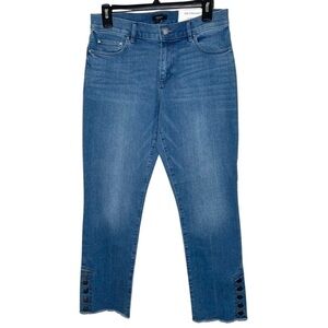 NWT Ann Taylor The Straight Modern Cropped Jeans size 2